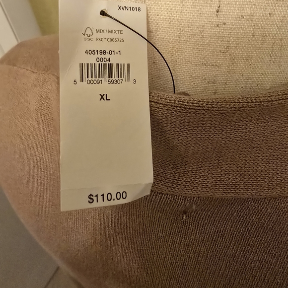 Banana Republic NWT Tan Open-Front Sweater Car Coat - Picture 7 of 8